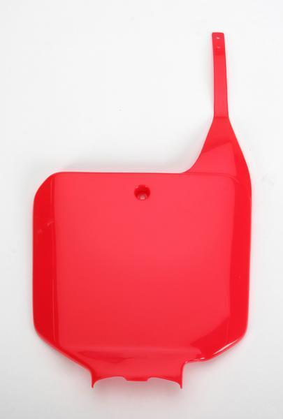 Front Number Plate - Red