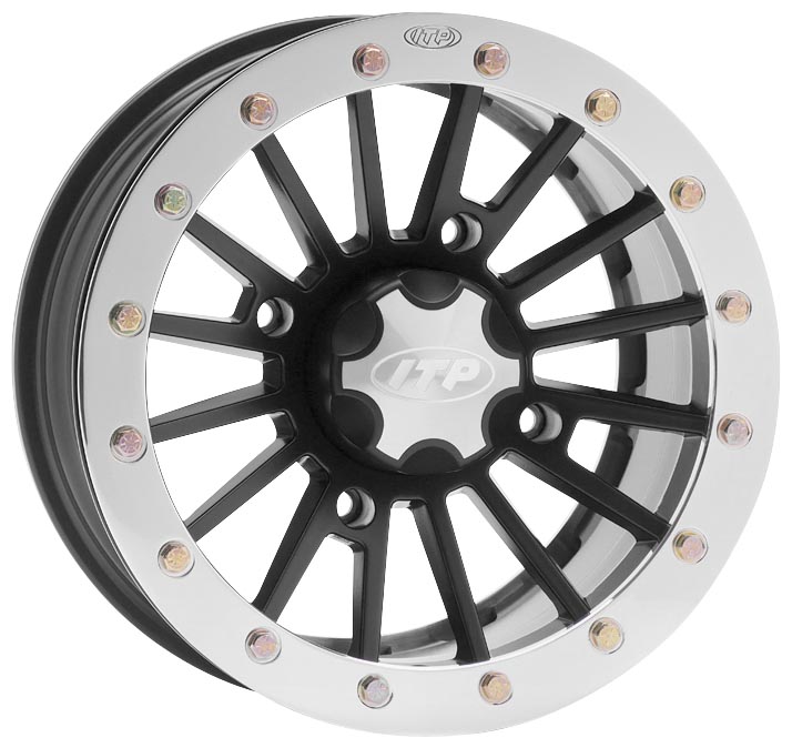 SD-Series Dual Beadlock Wheel - 14x7 - 5+2 offset - 4/115 - Matte Black