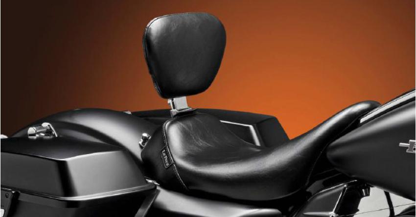Bare Bones Solo Seat with Backrest - Smooth