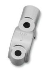Half Bar Clamp for Brake Master Cylinder - Silver