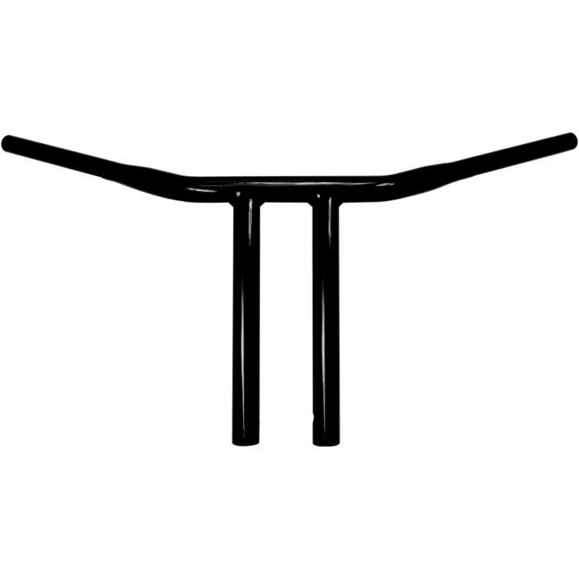 1-1/4in. Buffalo T-Bar w/ Straight Risers - 10in. - Black