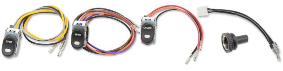 Inner Fairing Cap Switch Kit - Complete Kit