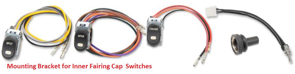 Inner Fairing Cap Switch Kit - Mounting Bracket