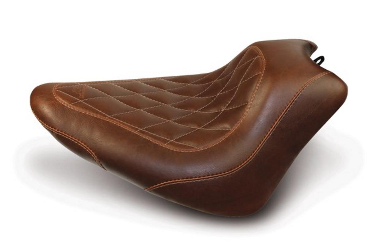 Wide Tripper Solo Seat - Diamond Stitch - Brown