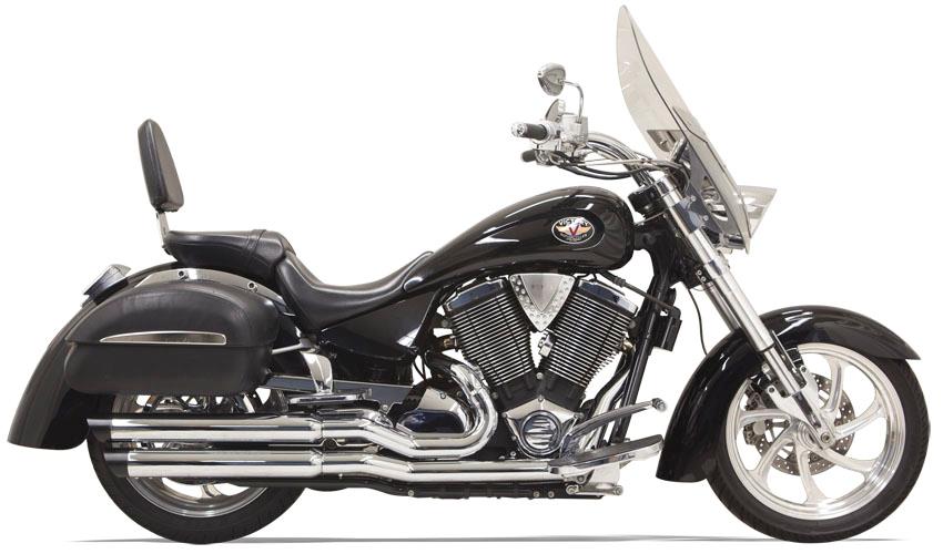 Pro Street Exhaust System - Slash-Cut - Black