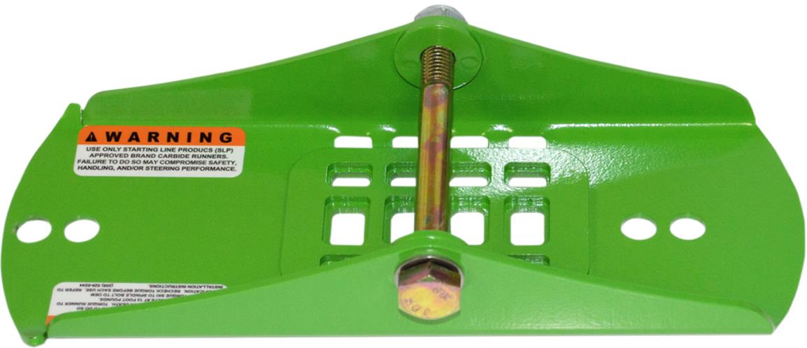 Ski Mounting Saddle Bracket for Standard Use - Green