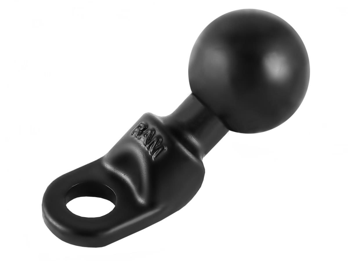 RAM Motorcycle Base with 9mm Hole and 1in. Ball