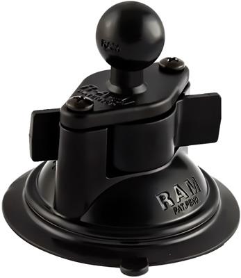 RAM 3.25in. Diameter Suction Cup Twist Lock Base with 1in. Ball