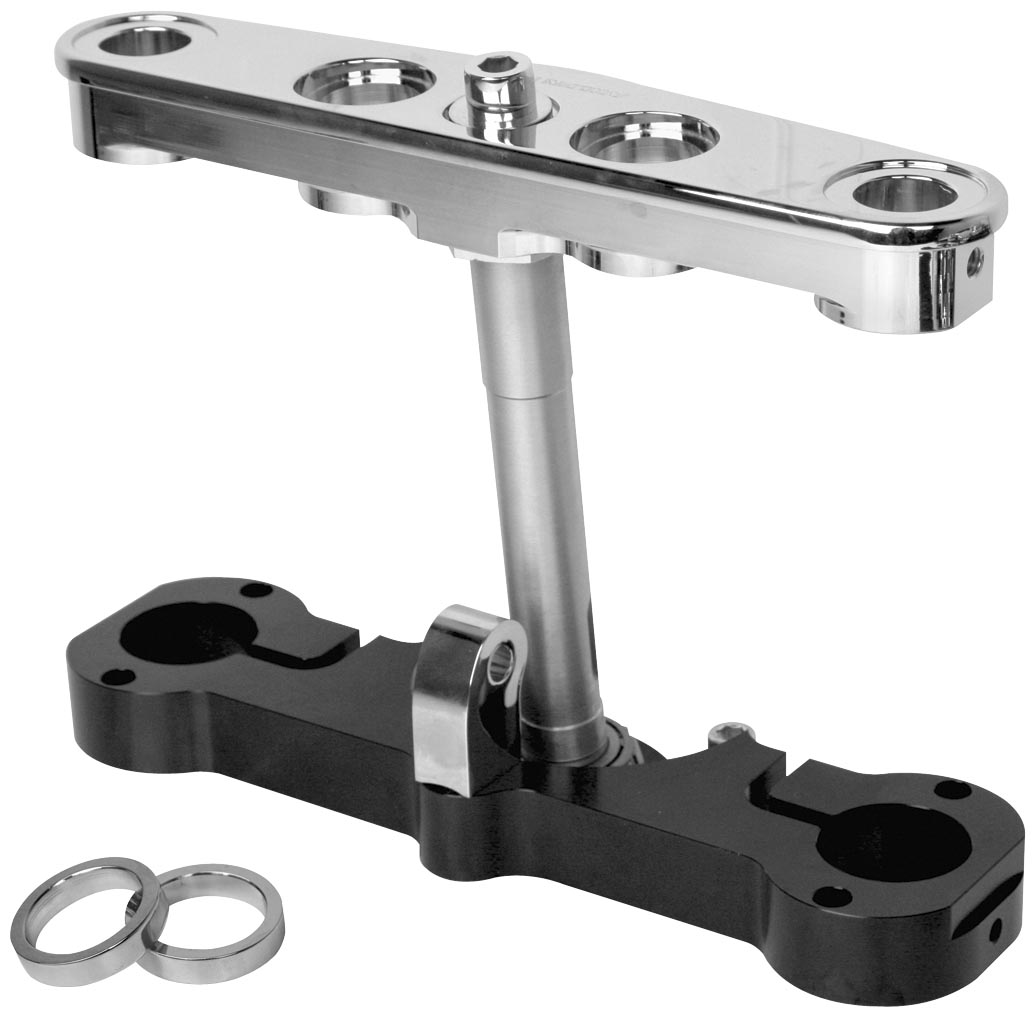 KO Raked Triple Tree for Softails