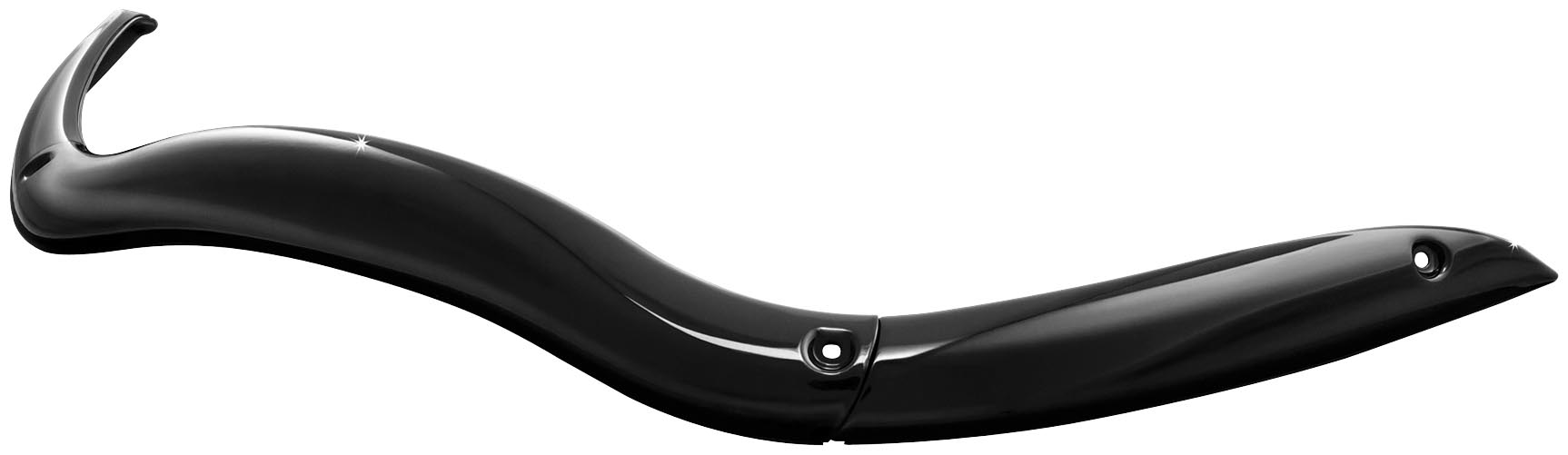 3-Piece Windshield Trim - Black