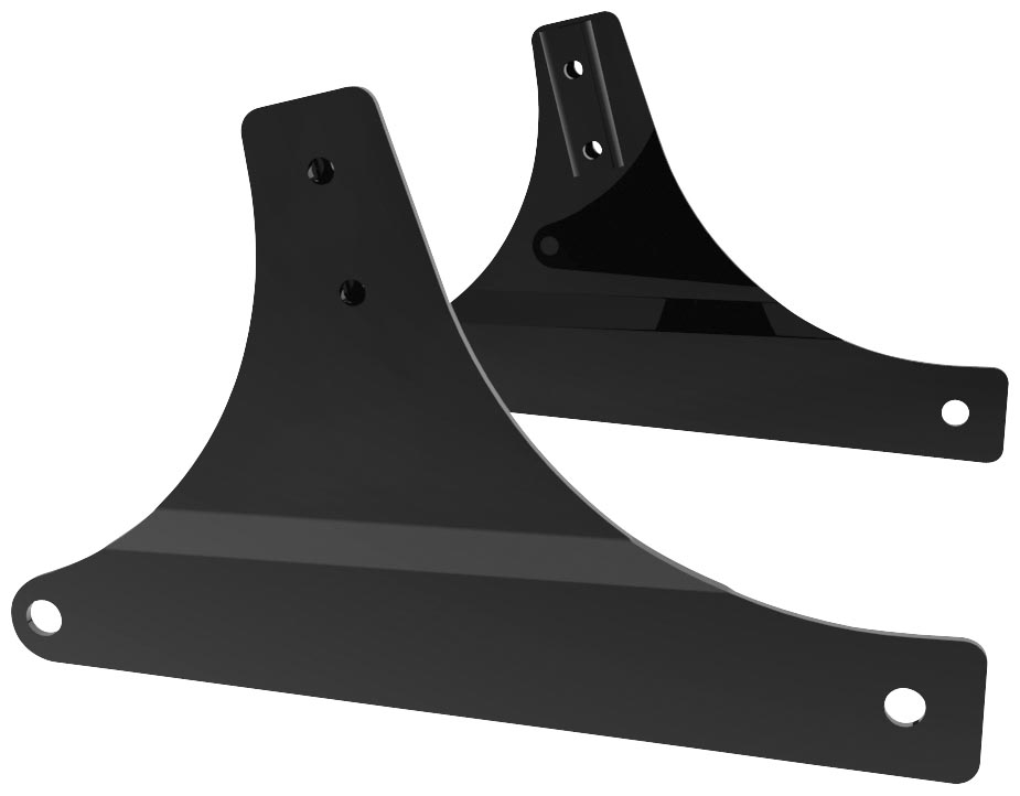 Sissy Bar Sideplates - Black
