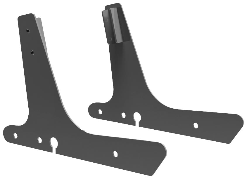 Sissy Bar Sideplates - Black