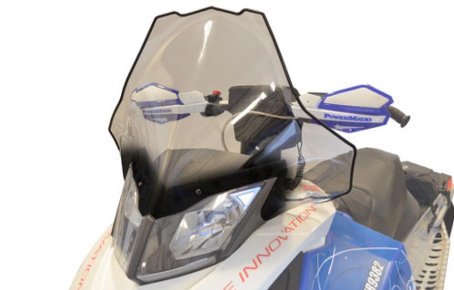 Cobra Windshield - 20in. - Clear with Black Fade