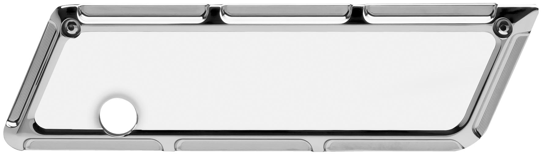 Saddlebag Latch Covers - Beveled - Chrome