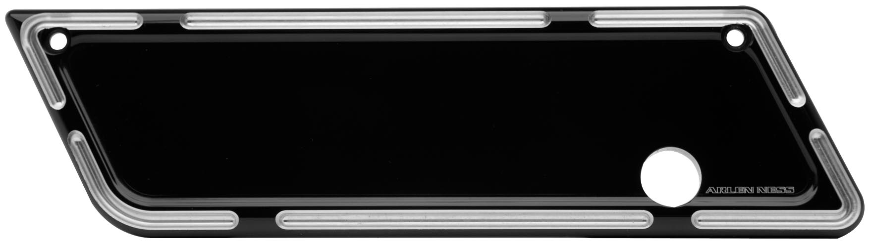 Saddlebag Latch Covers - Slot Track - Black