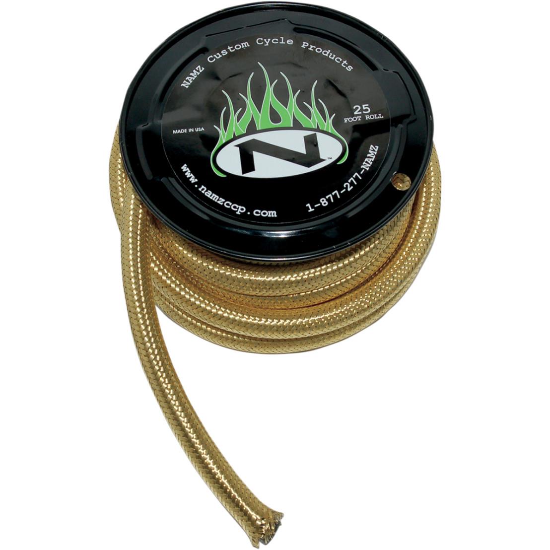 Braided Brass Hose - 3/8in. I.D.