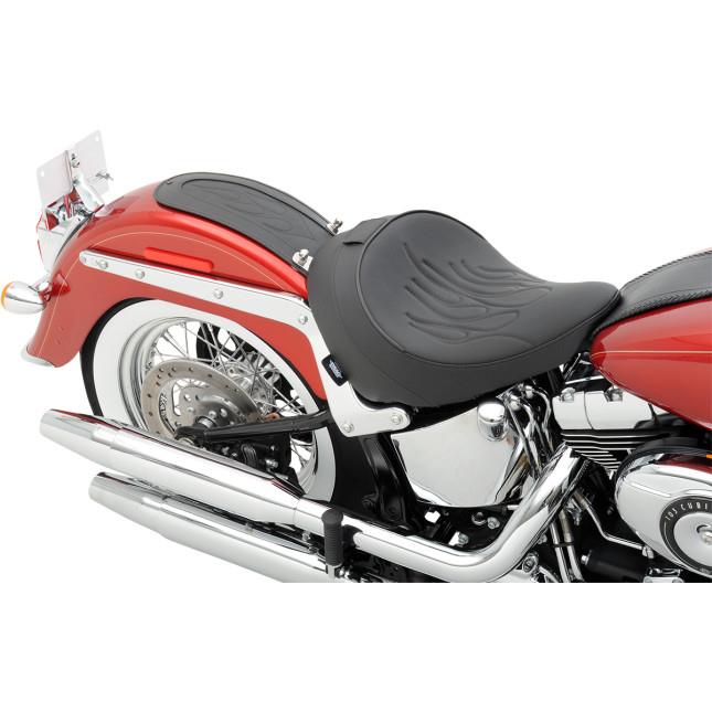 Solo Seat with Optional EZ Glide Backrest System - Flame Stitch