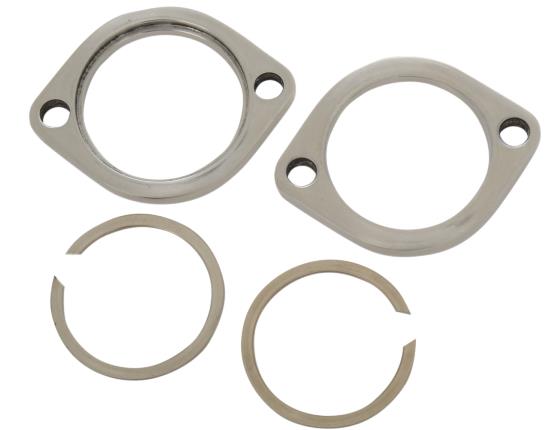 Exhaust Flange Kit - Polished Stainless Steel
