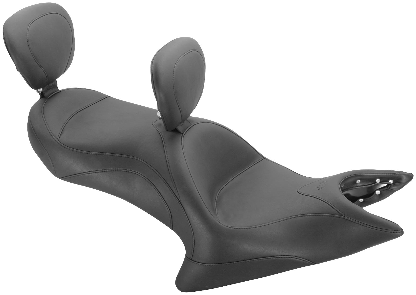 Vintage Seat with Driver Backrest & Receiver for Passenger Backrest