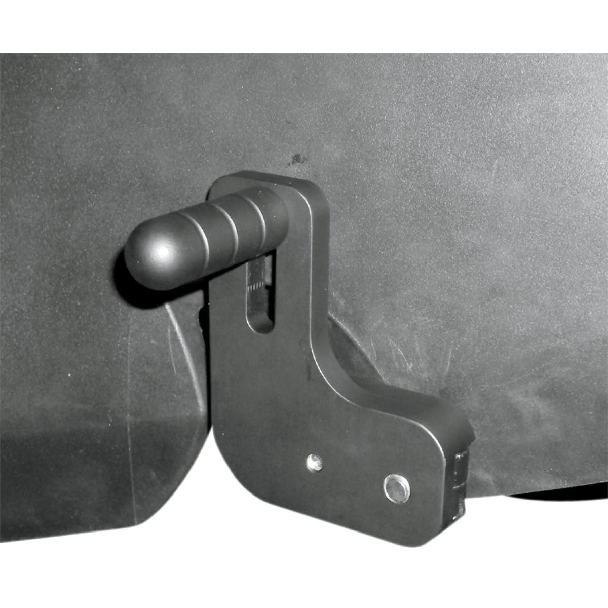 Shifter Kit for Drivers Floorboard Kit - Black Powder-Coat