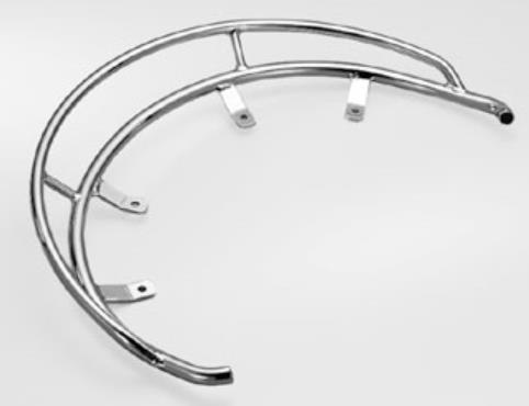 Seat Trim Rail - Chrome