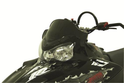 Cobra Windshield - 20.5in. - Clear with Black Fade