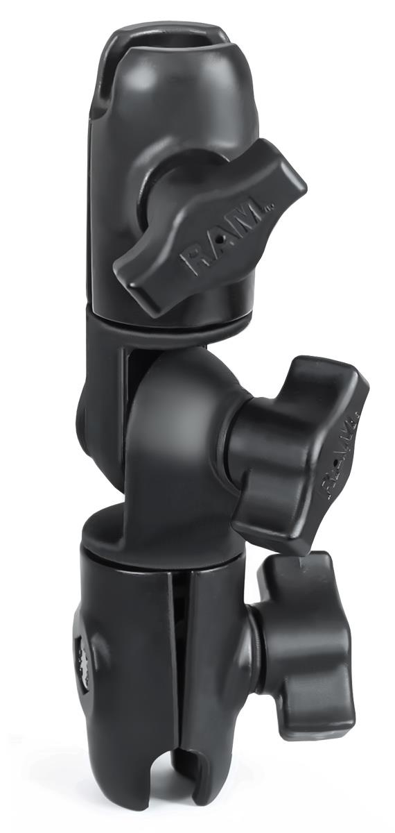 RAM Double Socket Swivel Arm for 1in. Ball Bases (Overall Length: 6.25in.)