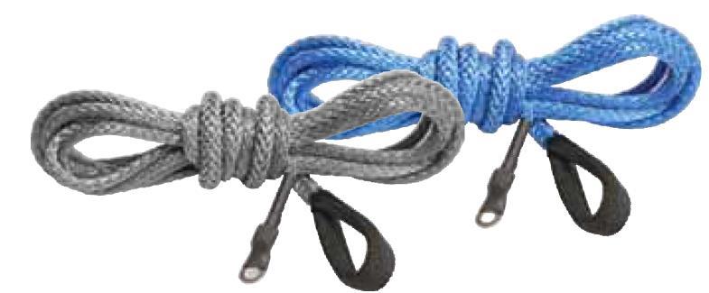 Synthetic Winch Line - 15/64in x 38ft - Blue