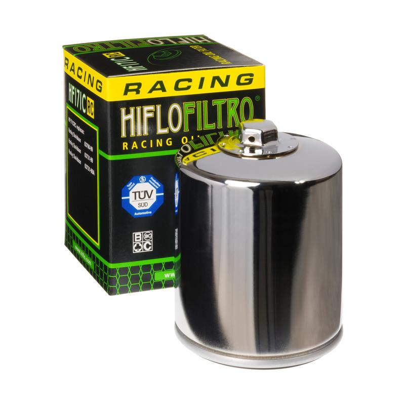 RC High Performance Oil Filter - Chrome