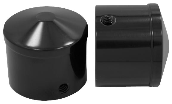 Air Cushion/Custom Contour Axle Nut Covers - 1in. - Anodized