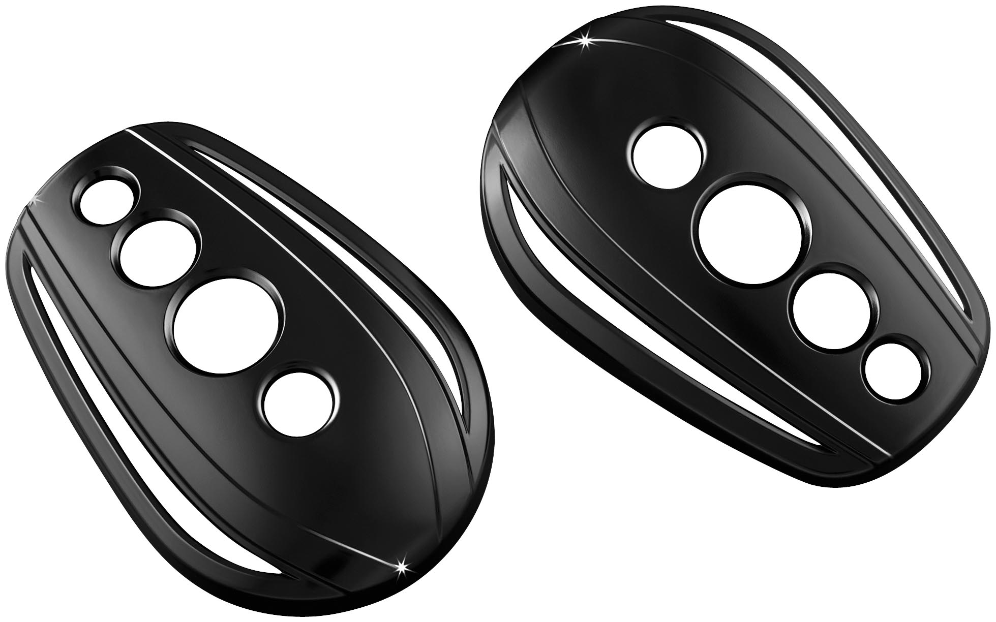 Black Hole Accents Stock Mirror Covers