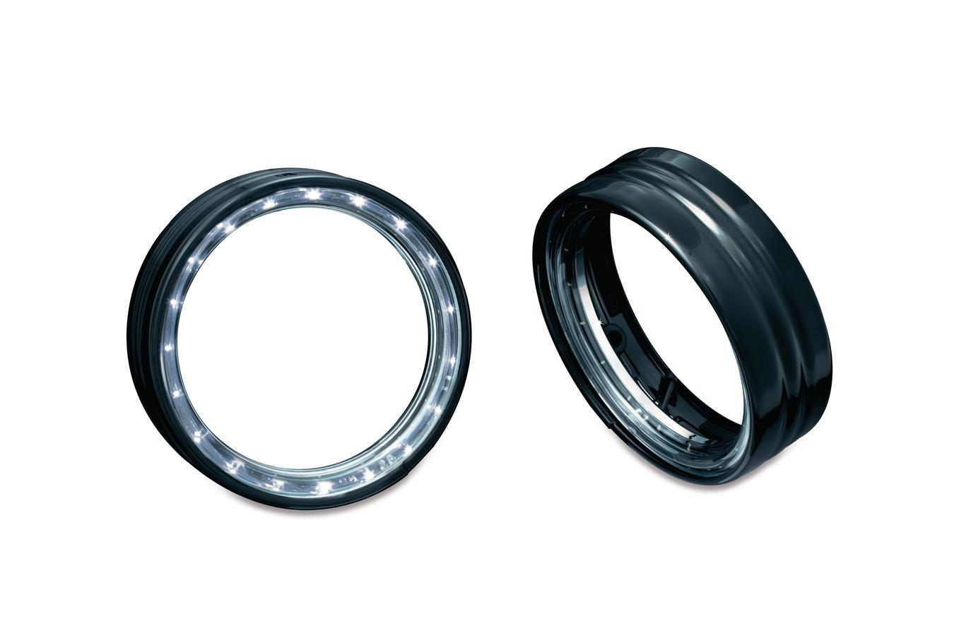4-1/2in. LED Halo Trim Rings for Passing Lamps - Black