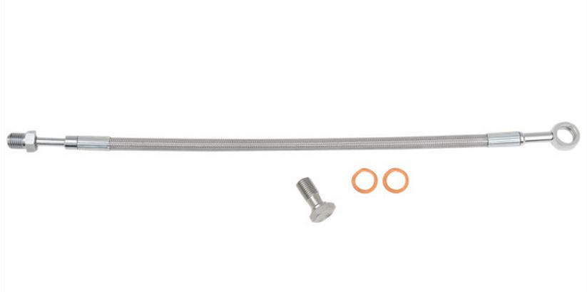 Stainless Steel Braided Hydraulic Clutch Line Kit - 69in.