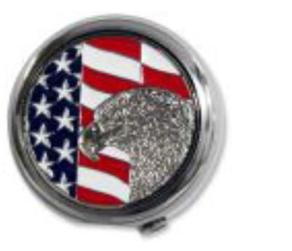 13in. Stainless Steel Flag Pole with Topper - Eagle