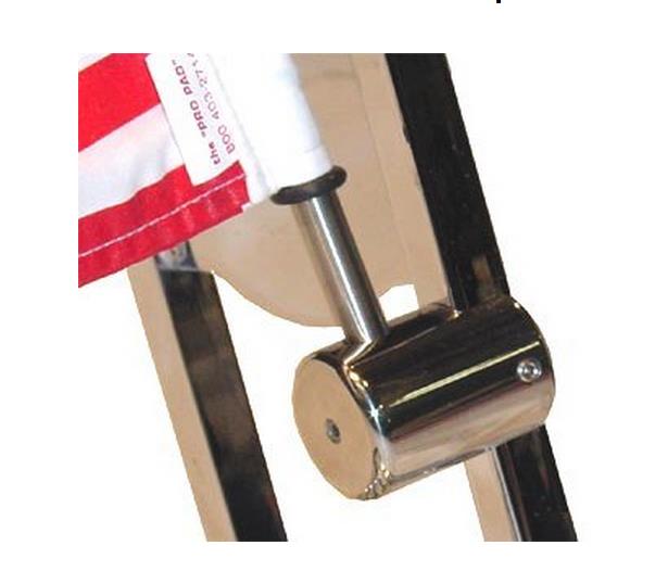 0.6 in. Square Vertical Bar Flag Mount Base