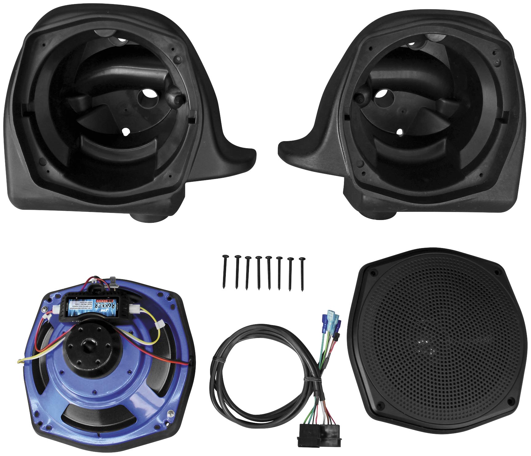 Rokker Series XT Lower Fairing Speaker Kit - 217W