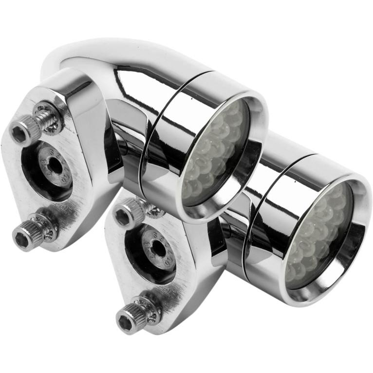 LED Diamond Mount Lights - Red