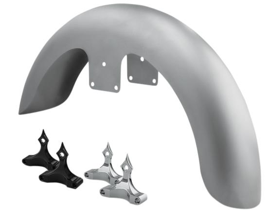 Front Fender Kit for 26in. Wheel - Black Adapters