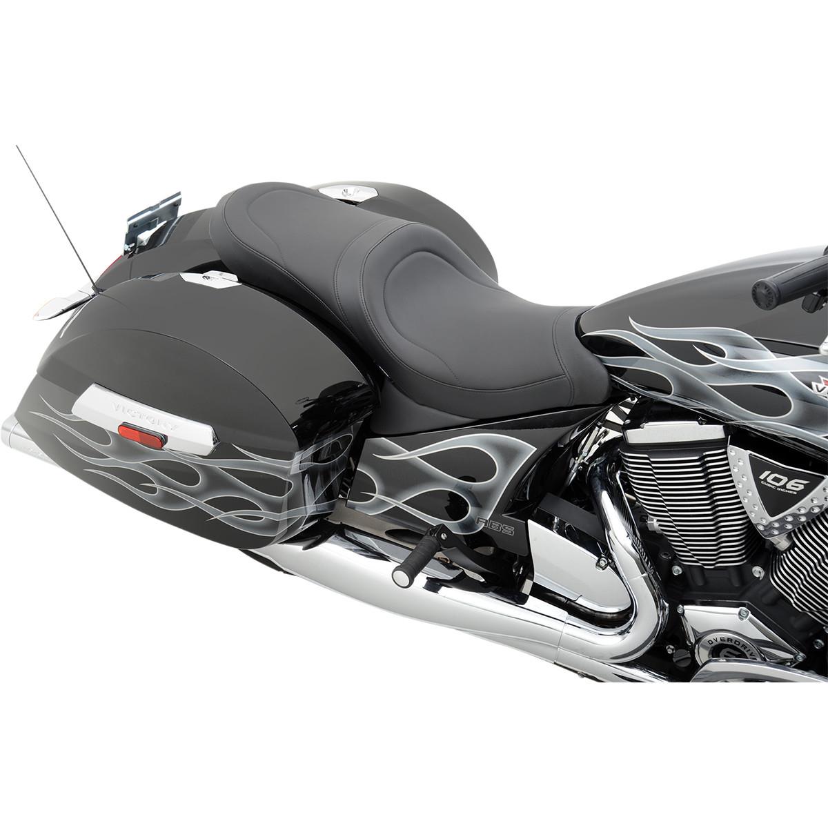 2-Up Predator Seat with Backrest - Mild Stitch