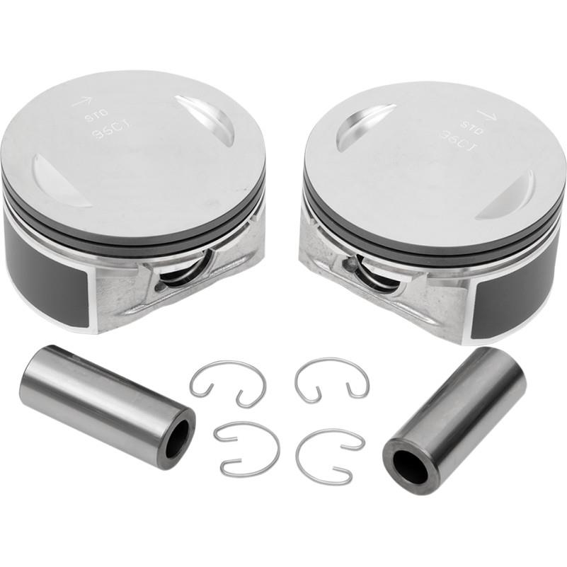 Piston Kit (96cc., 3.750in. Bore) - .010 Oversize, 9.2:1 Compression