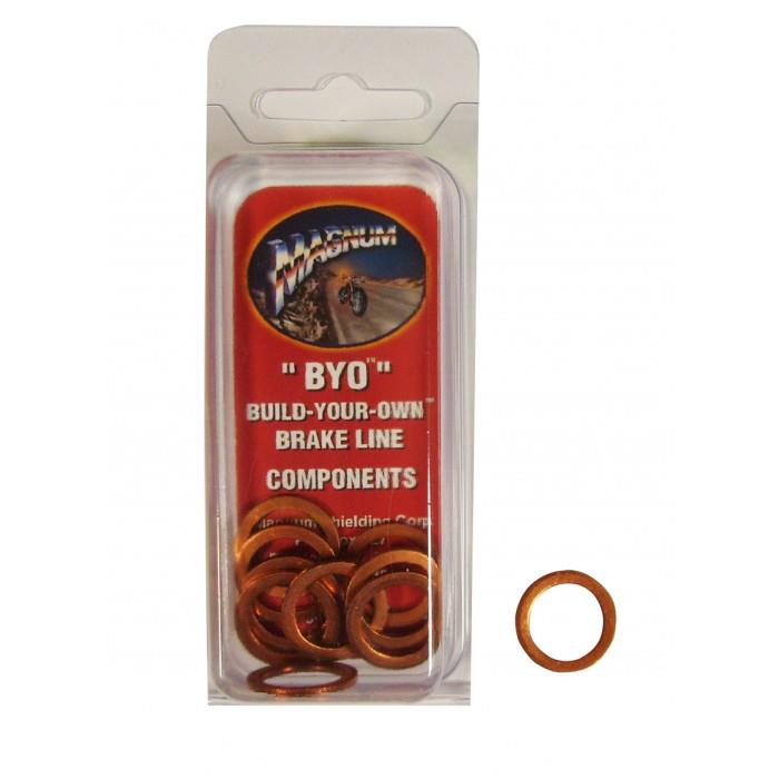 Build Your Own Brake Line Copper Crush Washers - 12mm