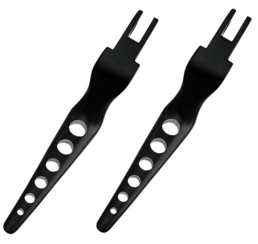 Racing Hand Levers - Black Powdercoat