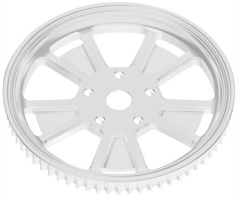 Forged Aluminum Pulley - Raider Chrome - 66T