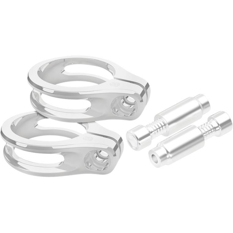 39mm Fork Clamp Mounts - Chrome