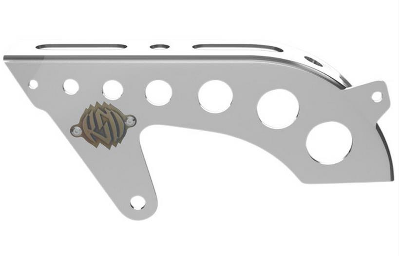 Tracker Front Pulley Guard - Chrome