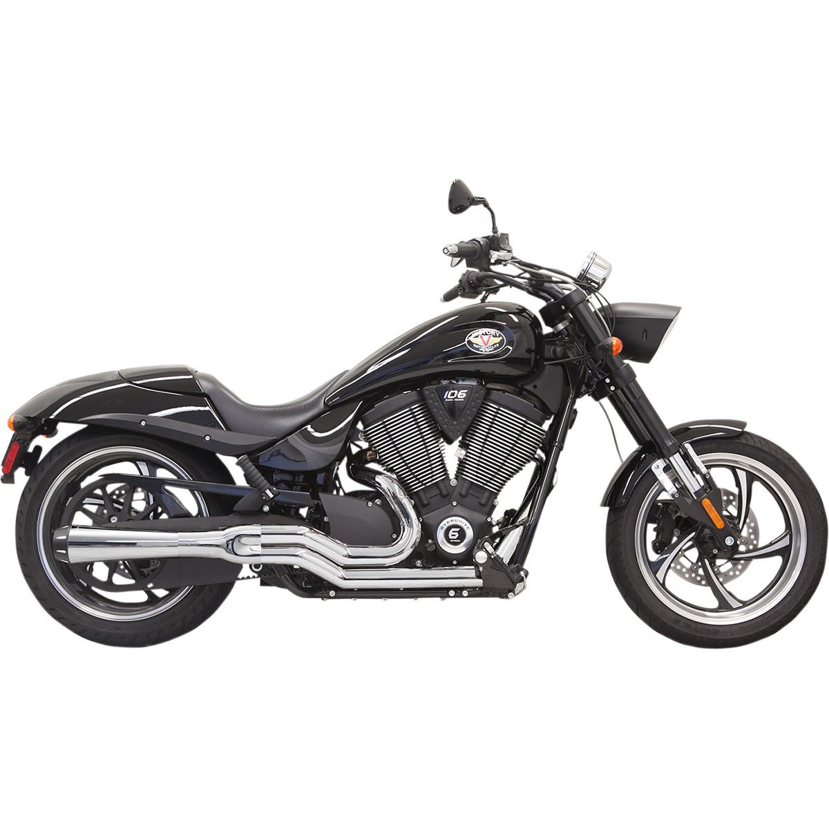 Road Rage 2:1 Exhaust System - Chrome - Mid-Length