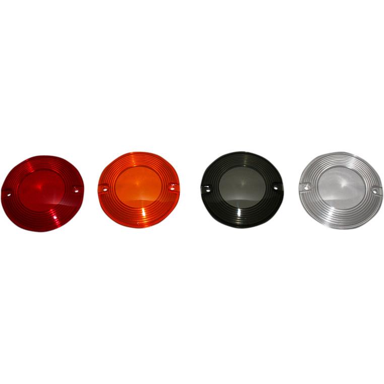 Turn Signal Lens for FL Style Flat Turn Signals - Red