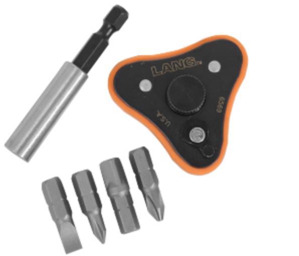 6 Piece Finger Ratchet Bit Driver Kit