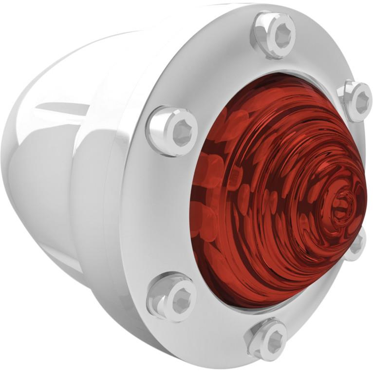 Rear Tracker Turn Signal Housing - Chrome