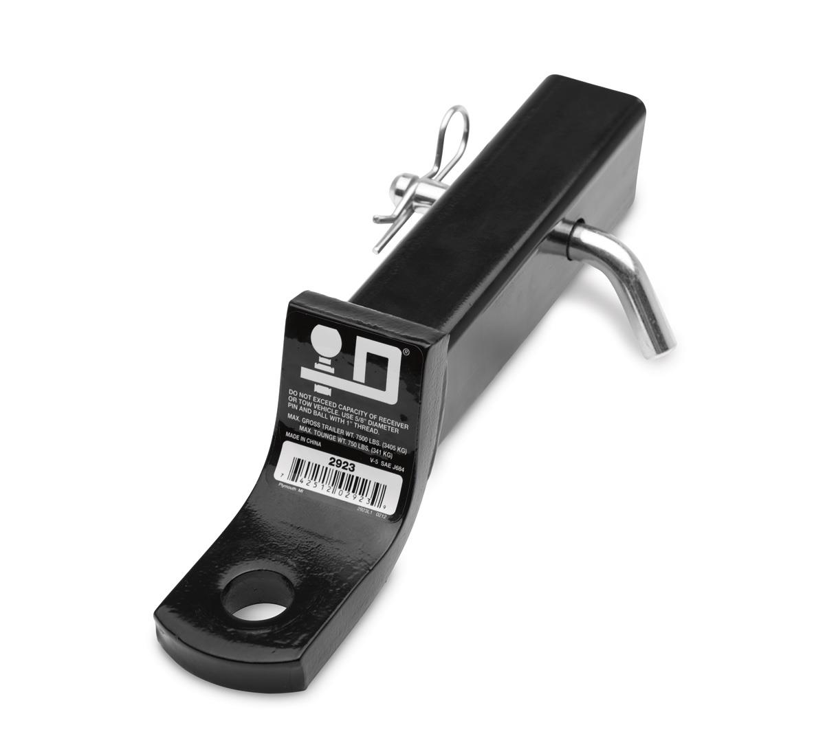 2in. Hitch Ball Mount - Black